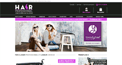 Desktop Screenshot of hair-professionnel.com