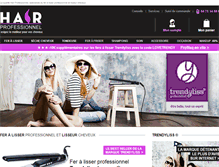 Tablet Screenshot of hair-professionnel.com